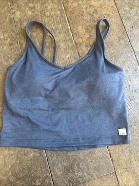 Vuori Halo Performance Women's Slate Blue Bralette Crop Top
